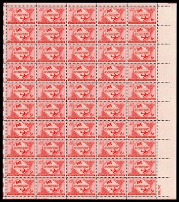 Scott #c47 5oth Anniversary of Powered Flight Sheet of 50 Stamps MNH P#24785 LR - Image 1 of 2