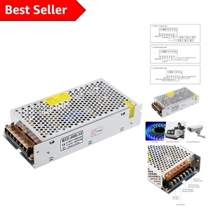 Universal Switching Power Supply 12V 16.5A for CCTV Cameras & Audio Devices - Picture 1 of 10