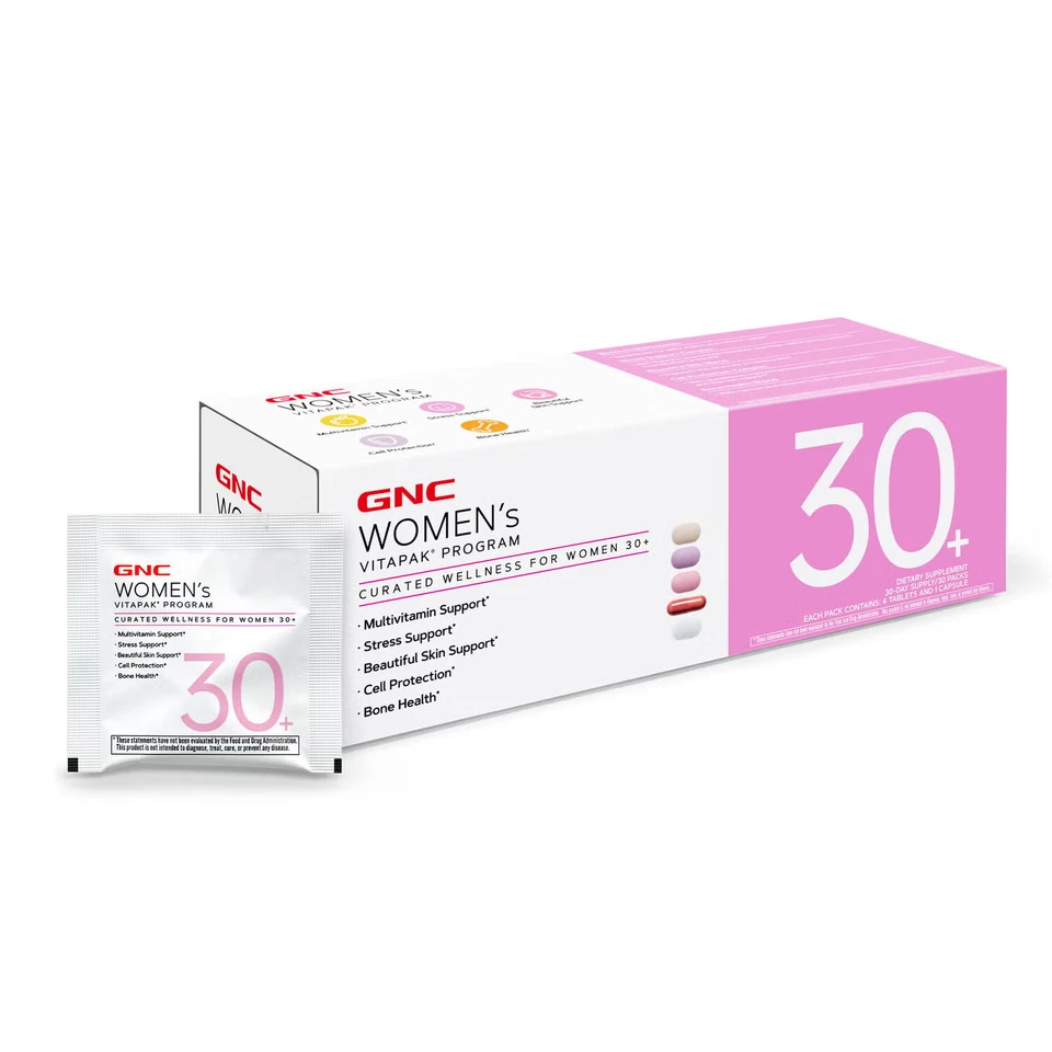 GNC Mujeres TikTok 30+ Programa Vitapak 5 en 1 Bienestar Salud 30 Porciones NUEVO Foto 1 de 2