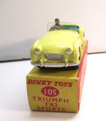 Dinky Toys 105 Triumph TR 2 Sports, raro original, Foto 1 de 4