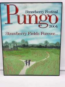 2004 PUNGO STRAWBERRY FESTIVAL 11X14 POSTER VIRGINIA BEACH, VA, GENUINE - Picture 1 of 4