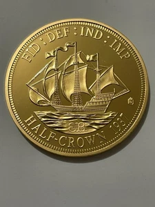 👀1937 HALF CROWN PATTERN COIN EDWARD VIII VERY RARE WITH CERTIFICATE OF AUTH👀 - Picture 1 of 4