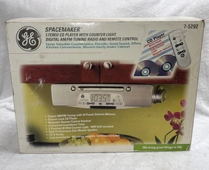 GE Spacemaker Model 7-5292 Stereo CD Player w/ Counter Light Digital AM/FM Radio - Picture 1 of 10