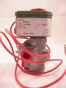 ASCO Solenoid 8324021  1/4"  3-Way 110/120 VAC  Ships on the Same Day - Picture 1 of 7