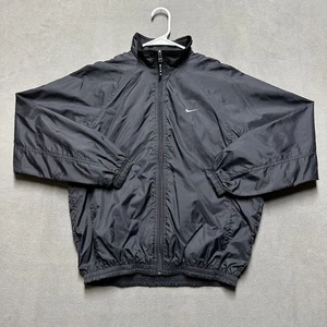 Vintage Nike Jacke Jugend Jungen Medium (8-10) mitternachtsblau Windbreaker Track EUC - Bild 1 von 14
