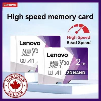 Micro SD TF Card 2TB 1TB 512GB 256GB 128GB Class10 A2 U3 High Speed Memory - Image 1 of 4