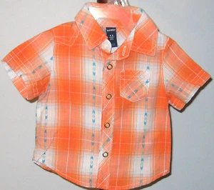 Nuevas camisas antiguas de manga corta de recién nacidos a niño pequeño de color azul marino - Imagen 1 de 18
