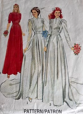 USED & VINTAGE 1979 SIMPLICITY 2890 WEDDING DRESS PATTERN SIZE 12/34" - Image 1 of 2