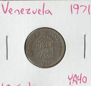 Moneda Venezuela 10 céntimos 1971 YA40 - Imagen 1 de 2