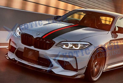 Cubierta de rally de capó de vinilo estilo fibra de carbono 5D KK para Honda Toyota Tesla Ford Foto 1 de 4