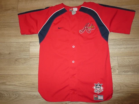 Atlanta Braves #24 MLB Red Edition Nike Jersey Youth L 14-16 children Cover