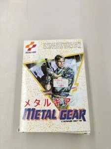 Famicom Metal Gear boxed Japan FC Game Box With Instruction Manual From Japan - Picture 1 of 10
