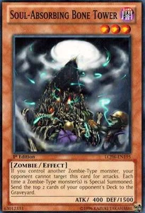 Soul-Absorbing Bone Tower LCJW-EN193 X 1 Common 1st Ed Yugioh - Picture 1 of 1