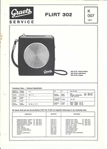Esquema de servicio original Graetz para coqueteo 302 - Imagen 1 de 1