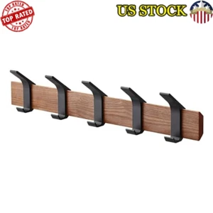 Adjustable Metal Hooks Wall-Mounted Coat Hanger Organizer Rin Collection New - Picture 1 of 7