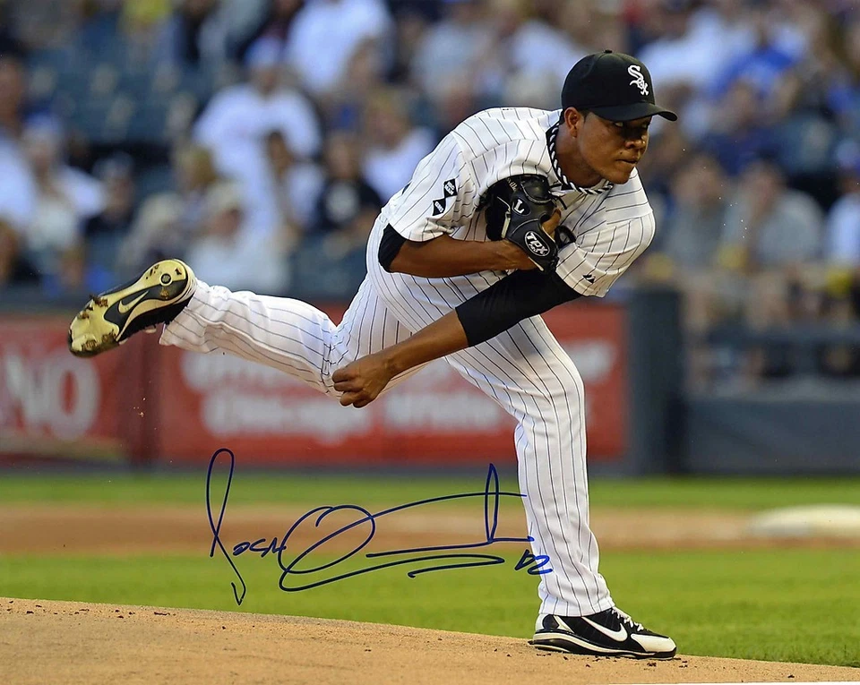 JOSE QUINTANA AUTOGRAPHED AUTO SIGNED 8X10 PHOTO CHICAGO WHITE SOX COA WHITE 2 - Image 1 of 1