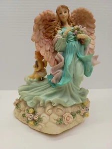 VTG Classic Treasures MUSICAL ANGEL Shelf Sitter Animated (With Box) Works As Is - Picture 1 of 11