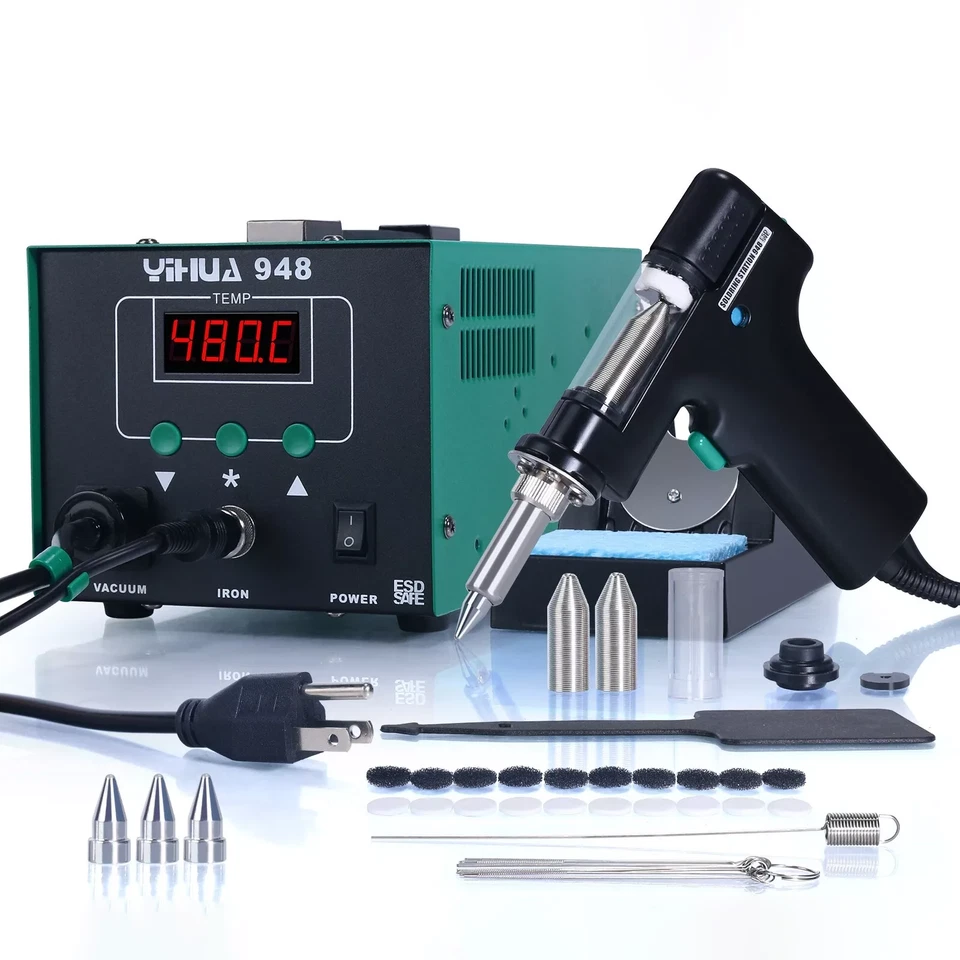 YIHUA 948 Desoldering Station Vacuum Pump 0.05MPa Digital Adjustable Temperature