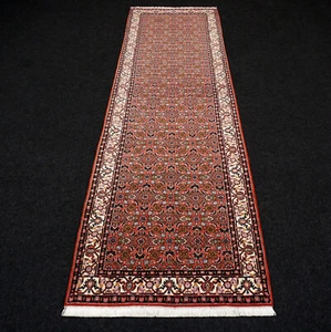 Oriente Tappeto Bidjar 290 X 87 CM Bijar Tribale Runner Persiano Intrecciato a - Imagen 1 de 15