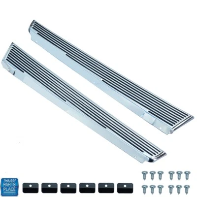 1966 Chevrolet Chevelle Rocker Panel Extension Lower Quarter Molding Trim - PAIR - Image 1 of 2