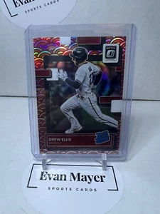 2022 Donruss Optic Drew Ellis RED PHOTON Prizm RC SP Diamondbacks Rated Rookie! - Picture 1 of 2