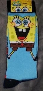 SPONGEBOB SCHWAMMKOPF HERREN NEUHEIT CREW-SOCKEN 2 PAAR SCHUHGRÖSSE 6-12 KOSTENLOSER VERSAND - Bild 1 von 3