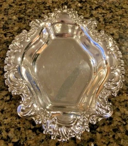 REED & BARTON, 1940, x499 Sterling Silver Bon Bon Dish 7-5/8"x6"x1", 133.5 grams - Picture 1 of 10