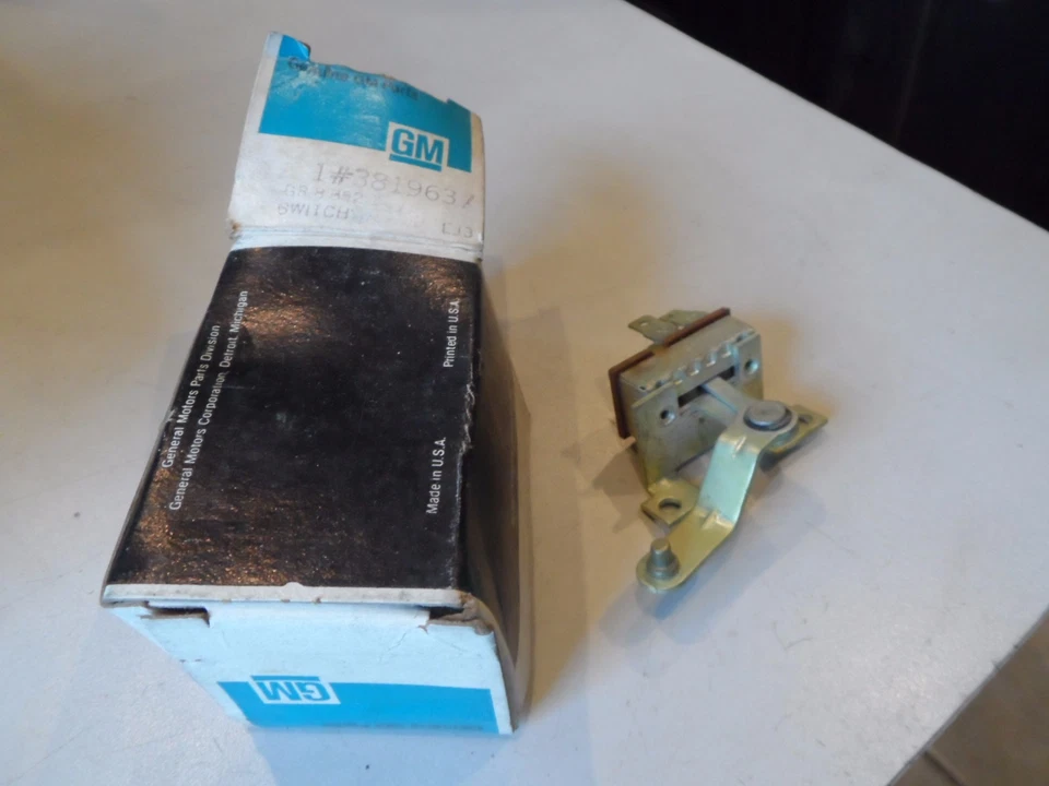 Interruptor soplador calentador Chevy Belair Biscayne Impala 1963 63 OEM 3819637 02AC5 NUEVO DE STOCK  Foto 1 de 4