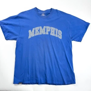 T-shirt University of Memphis Tigers uomo XL blu - Memphis grandi lettere grigie - Foto 1 di 8