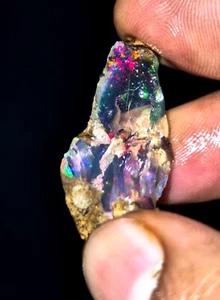 very rare Natural Ethiopian Opal Rough, Raw Opal, welo fire opal, 1421 - Picture 1 of 4