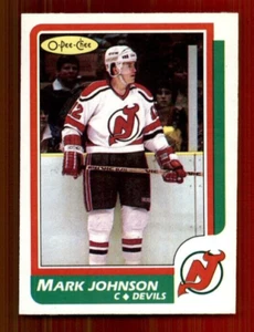 1986-87 O-Pee-Chee #112 Mark Johnson NMMT - Picture 1 of 2