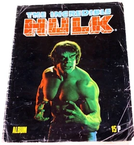 The Incredible Hulk 1979 sticker album-COMPLETE and SUPER RARE (Weight: 190g) - Picture 1 of 18