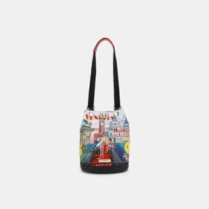 Nicole Lee USA Nylon Multifunctional Bucket Backpack - Picture 1 of 13