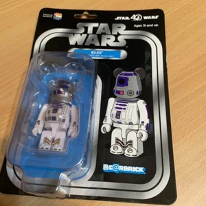 Medicom 100% Bearbrck ~ Star Wars Be@rbrck R2-D2 Versión 40 Aniversario JP - Imagen 1 de 8