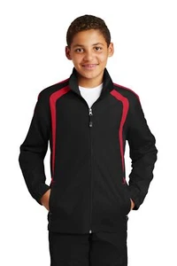 Sport-Tek Youth Colorblock Raglan Jacket YST60 - Picture 1 of 10
