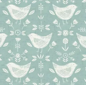 Tovaglia Oleosa Narvic Scandinavi Birds Anatra Uovo Rivestito Cotone Pulito - Foto 1 di 2