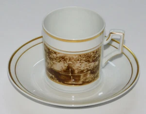 Mokkatasse Fürstenberg Herzog Ferdinand Brunnen Motiv 2 Espressotasse - Bild 1 von 3