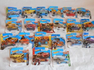 Hot Wheels short card models collection 2012 -2016 21 models - Picture 1 of 10
