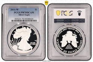 1 Dollar USA 2011 W Liberty Silver Eagle PCGS PR70DCAM - Picture 1 of 3