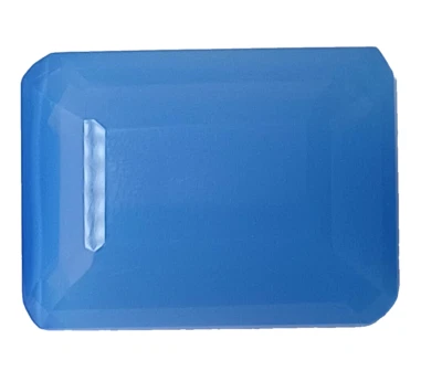 91.55 Ct. Large Blue Opal Australian Emerald Cut Loose Gemstone @Gift Women - Image 1 of 4