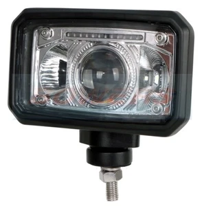 Vertical Mounting Rectangular LED Dipped / Full Beam Headlight Headlamp With DRL - Picture 1 of 3