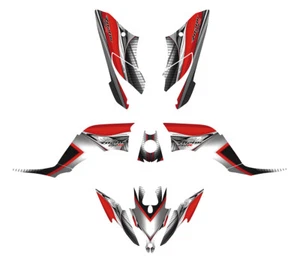 RAPTOR 250 GRAPHICS FOR YAMAHA #7900 Red Free Custom Service - Picture 1 of 9