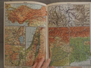 Diercke Welt Atlas map 1838-1963 many countries 168 maps - Picture 1 of 18