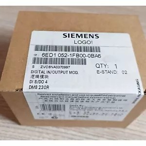 Neu Siemens 6ED1052-1FB00-0BA6 6ED10521FB000BA6 LOGO 230 RC Logikmodul - Bild 1 von 2