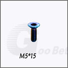 M5 x 12/15/20mm Titanium Flat Countersunk T25 Torx Socket Bolt Screws Ti Grade 5