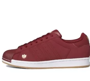 Talla 8.5 - Adidas Superstar Collegiate Borgoña Goma FZ2141 - Imagen 1 de 9