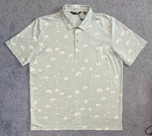 Travis Mathew Golf Good Time Feeling Polo Shirt Mens Short Sleeve Arona Blue New - Picture 1 of 5