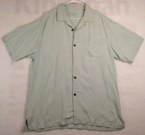 Tommy Bahama Hemd Herren Large Button-Down Kurzarm 100% Seide - Bild 1 von 7