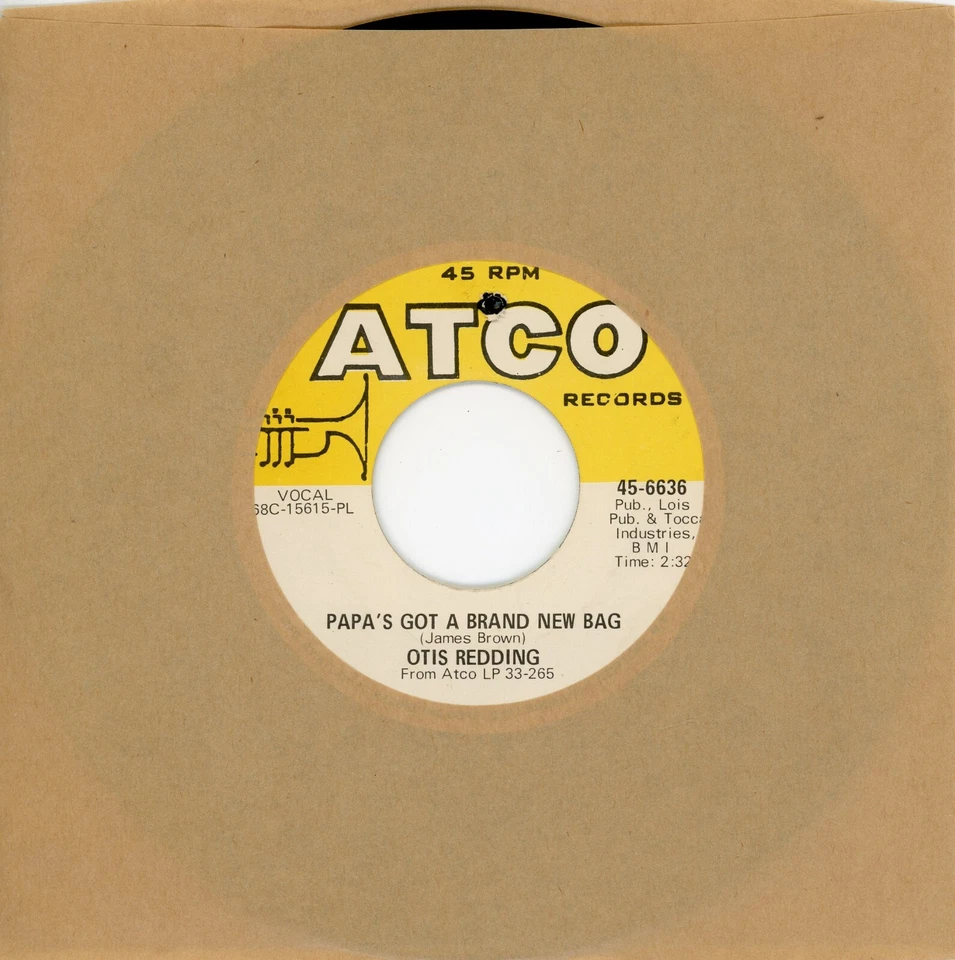 OTIS REDDING Papa's Got a Brand New Bag / Direct Me 1968 ATCO 7" 45rpm Soul NOS - Image 1 of 1