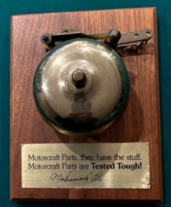 Circa 1970's Muhammad Ali Motorcraft Parts Ring Bell in Working Condition, 9 x 7 - Picture 1 of 4
